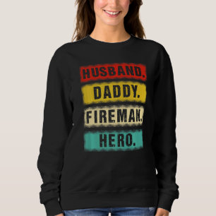 Mannen echtgenoot papa Fireman Hero Firefight Trui