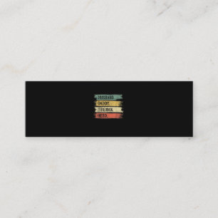 Mannen echtgenoot papa Fireman Hero Firefighter Mini Visitekaartje