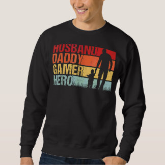 Mannen echtgenoot papa Gamer Hero Dad en Son  Trui