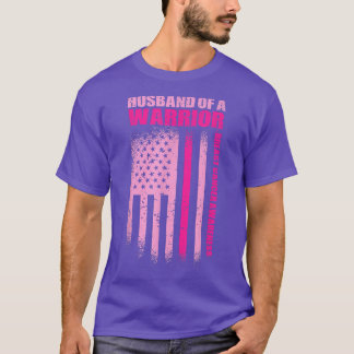 Mannen echtgenoot van een vrouw die borstkanker on t-shirt