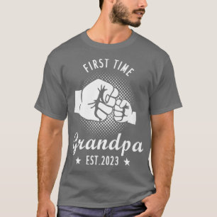 Mannen eerste opa Est 2023, opa Pregnanc T-shirt