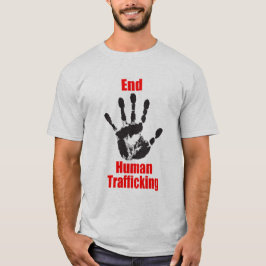 Mannen Eind Mensenhandelactiviste T Shirt