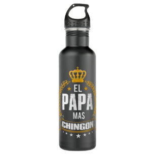 Mannen El Papa Mas Chingon - Grappig beste Mexicaa Waterfles