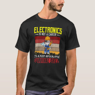 Mannen elektricien is geen loopbaan voor elektrici t-shirt