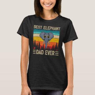 Mannen Elephant  Best Elephant Pap Ever Fath T-shirt