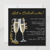 Mannen Elk Nummer Foto Verjaardagsfeest Kaart (Achterkant)