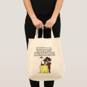 Mannen en FIne Wine Humor Tote Bag (Voorkant (product))