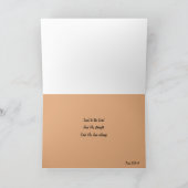 mannen en honden Inspirerend Kaart (Binnen)