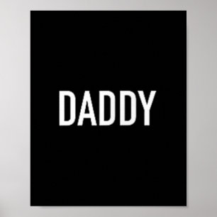 Mannen en vrouwen papa grappig voor vaders poster