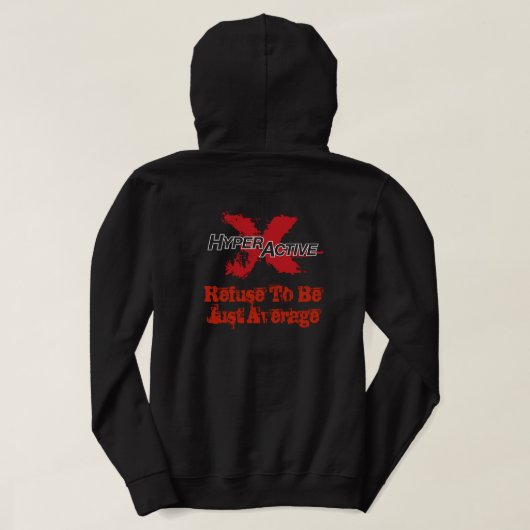 Mannen ExtraHyperActive Ambassador Hoodie (Design achterkant)