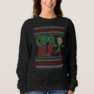 Mannen familiepartner ziet kerstmis opa Elf Fam Trui