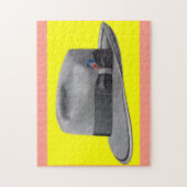 mannen fedora-pet uit de jaren '50 legpuzzel (Verticaal)