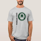 Mannen Fied Burnout,  wit T-shirt (Voorkant)