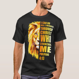 Mannen Filippenzen 413 Christelijke Bijbelverzen L T-shirt