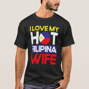 Mannen Filippijnse vlag Hot Filipina Wife Pinoy Fi T-shirt
