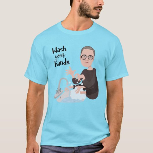 Mannen Fine T-Shirt (Voorkant)