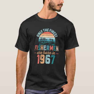 Mannen Finest Vissers Worden Geboren In 1967 Visse T-shirt