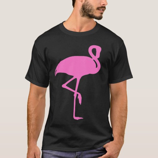 Mannen Flamingo T-shirt (Voorkant)
