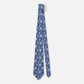 Mannen Floral Print Stropdas (Voorkant)