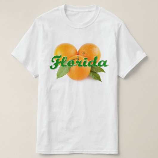 Mannen Florida Sinaasappels T-shirt (Design voorkant)