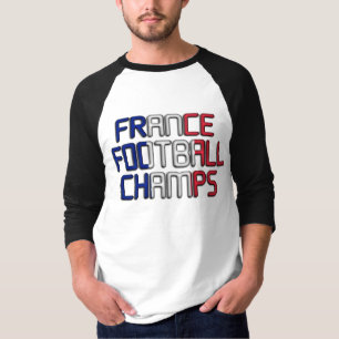 Mannen Football Fun World CUP Nieuwste Frankrijk T-shirt