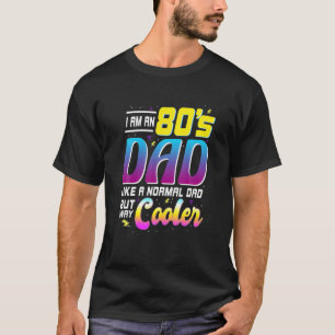 Mannen Fort 80's pap kostuum retro 80S geboortedag T-shirt