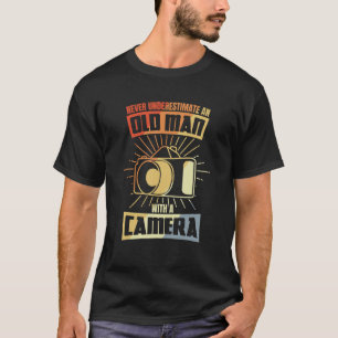 Mannen fotografie t-shirt