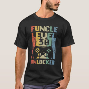 Mannen Funcle Level 30 Unlocked Video Gamer oom 30 T-shirt