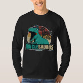 Mannen Funclesaurus Funny Funny oom T-shirt (Voorkant)