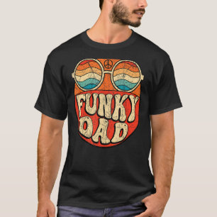 Mannen Funky Pap 70s Esthetische Nostalgie 1970's T-shirt