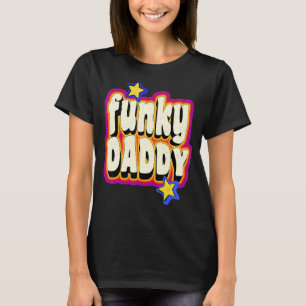 Mannen Funky Retro 70s Funky Papa Disco Dan T-shirt