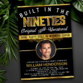 Mannen Funny Birthday Gebouwd in de jaren '90 Kaart