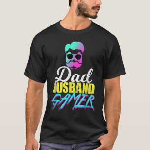 Mannen Funny Dad Man Gamer Quote T-shirt