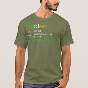 Mannen Funny Daideo Ierland opa T-shirt