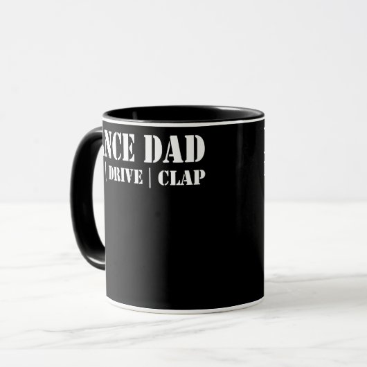 Mannen Funny Dance Dad betaal drive Clap Proud Dan Mok (Voorkant links)