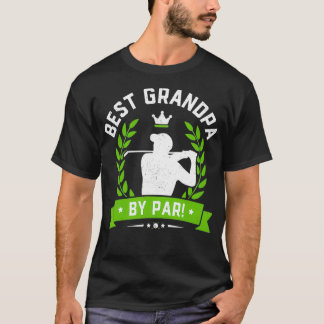 Mannen Funny Fathers Dag Beste opa van Par Golf T-shirt