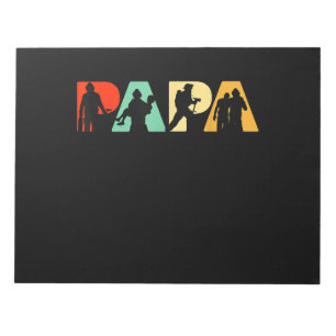 Mannen Funny Fathers Day Gift  Funny Firefighter,  Notitieblok