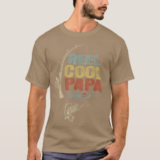 Mannen Funny Fisherman  Reel Cool Papa 2584 T-shirt