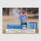 Mannen Funny ⛳ Golfnieuws 40e 50e 60e verjaardag (Voorkant)