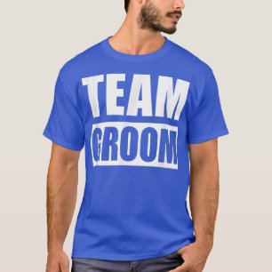 Mannen Funny GroomsmenTeam Groom Wedding Bachelor T-shirt
