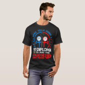 Mannen Funny HVAC Tech Distress Apparel AC Technic T-shirt (Voorkant volledig)