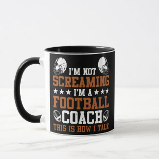 Mannen Funny Ik ben een Football Coach American Fo Mok