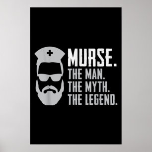 Mannen Funny Murse Poster