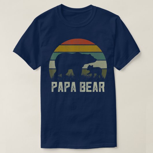 Mannen Funny Papa Beer 1 Kind Vaderdag Grote T-shirt (Design voorkant)