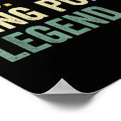 Mannen Funny Ping Pong Husband Pap Tennis Lege Poster (Hoek)