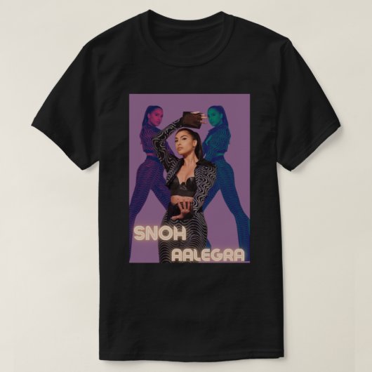 Mannen Funny Snoh Aalegra Premium Gift for Music F T-shirt (Design voorkant)