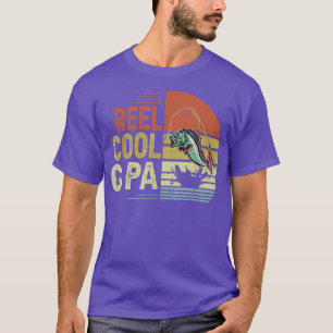 Mannen G PA Reel Cool G PA Fisherman Fathers T-shirt
