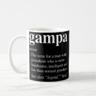 Mannen Gampa Definition Funny Noun Grandpa Koffiemok