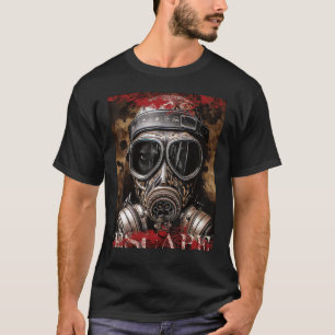 Mannen gasmasker Escape Military Streetwear Collec T-shirt