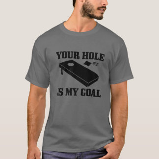 Mannen gat Uw Gat is mijn doel T-shirt